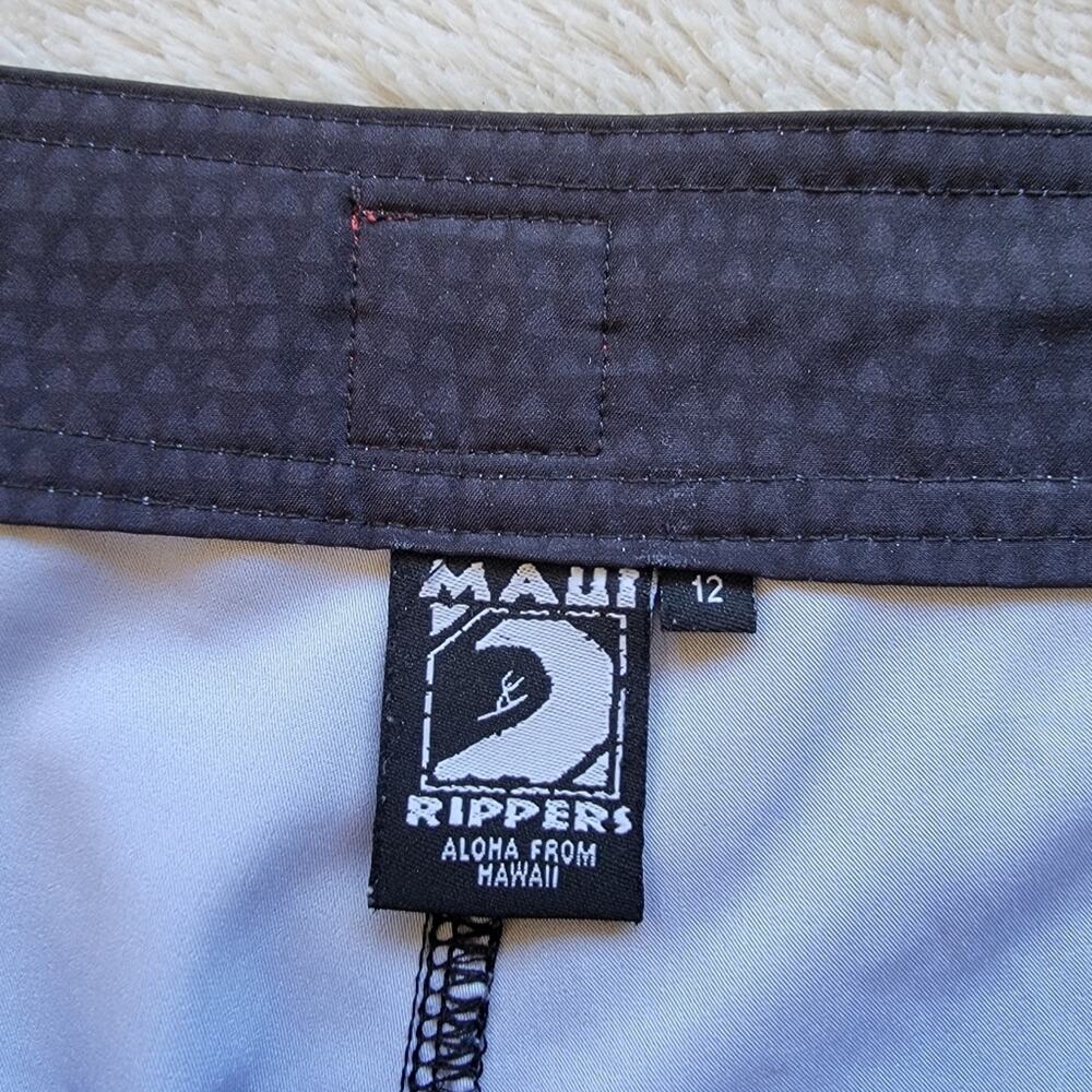 Maui Rippers Tapa Black 9" Classic Boardshort - Picture 4 of 4